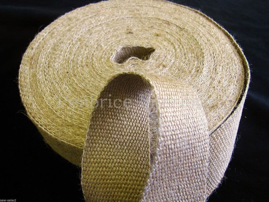 Reel of STRONG jute upholstery chair webbing roll seat seating tape